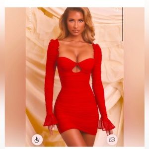 Red OH Polly dress size 10